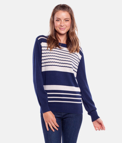 STROKES KNIT NAVY