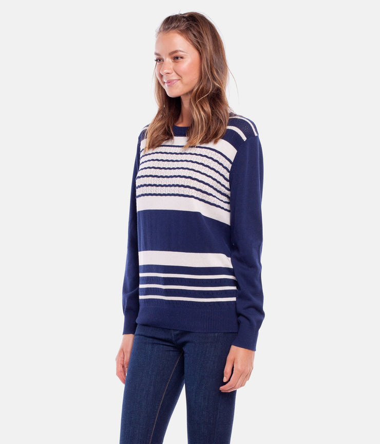STROKES KNIT NAVY