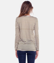 STROKES L/S TOP OLIVE