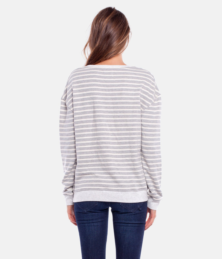 STROKES PULLOVER  GREY MARLE