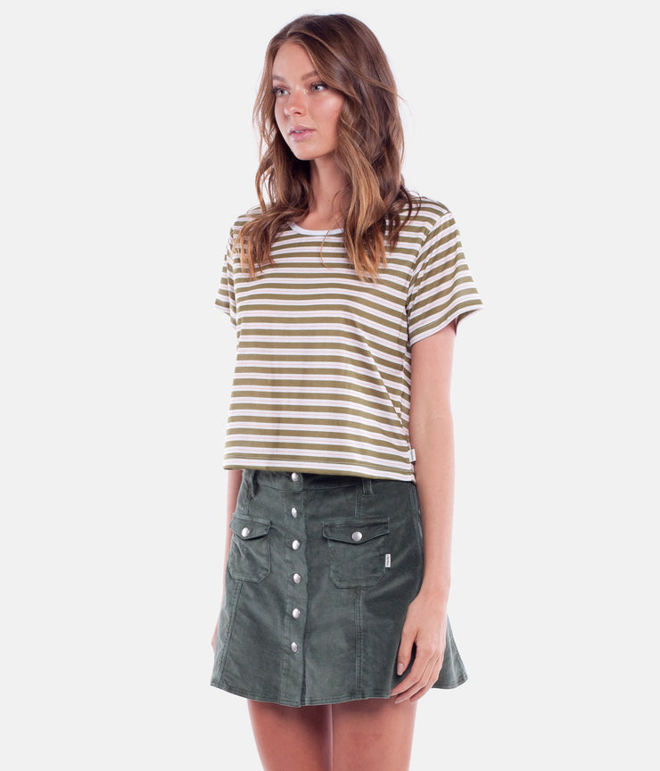 STROKES TEE OLIVE