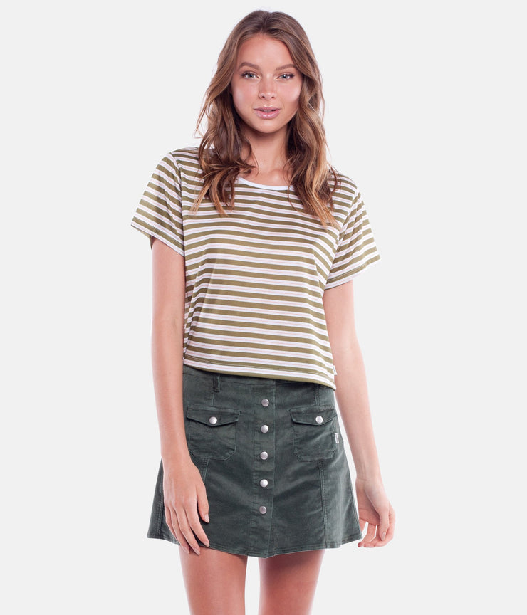 STROKES TEE OLIVE