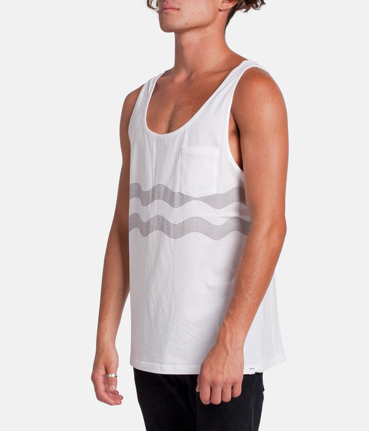 SWELL SINGLET WHITE