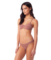 FLASHDANCE TRILETTE TOP ROSEWOOD