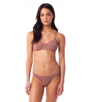 FLASHDANCE TRILETTE TOP ROSEWOOD