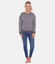 STROKES PULLOVER CHARCOAL