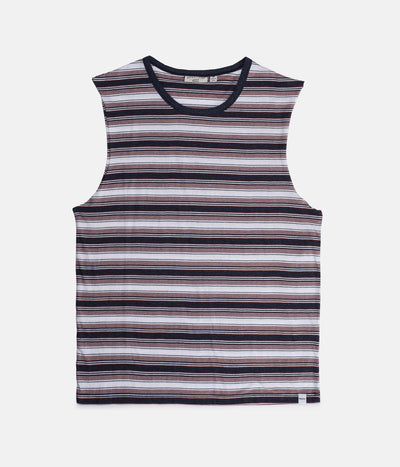EVERYDAY STRIPE TANK VINTAGE NAVY