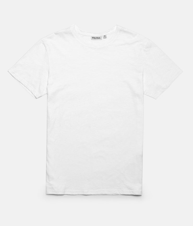 BASIC SLUB T-SHIRT WHITE