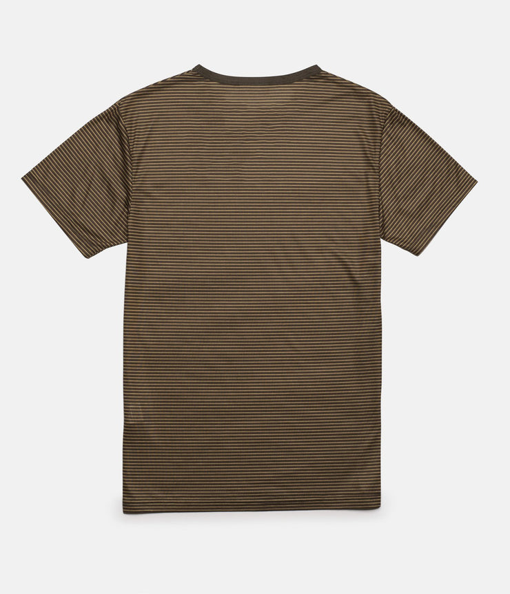 EVERYDAY STRIPE T-SHIRT VINTAGE OLIVE