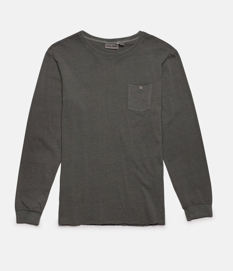EVERYDAY WASH LS T-SHIRT OLIVE