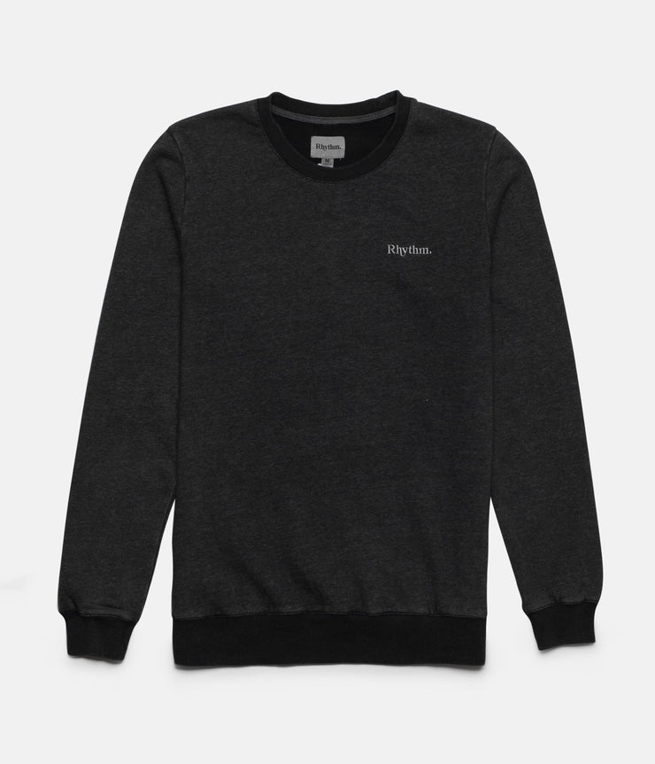 WASHED OUT PULLOVER DUSTED CHARCOAL