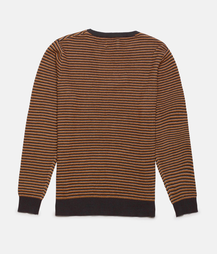 VINTAGE STRIPE KNIT VINTAGE BROWN