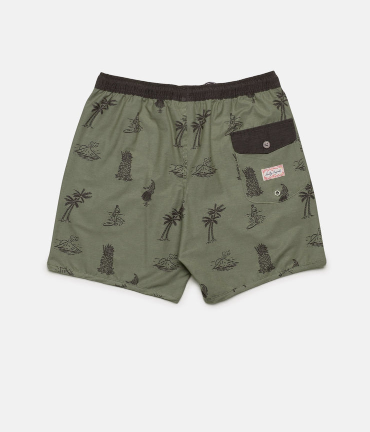DUKE BEACH SHORT OLIVE