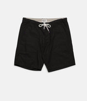 LINEN BUNKER WALKSHORT BLACK