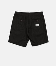 LINEN BUNKER WALKSHORT BLACK