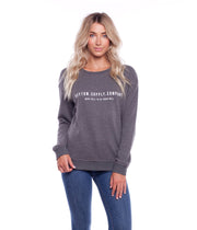 SUPPLY PULLOVER CHARCOAL