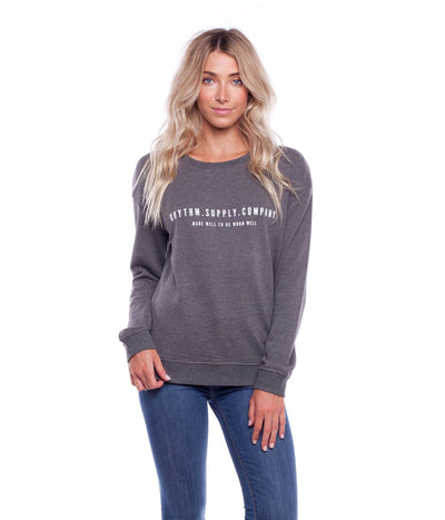 SUPPLY PULLOVER CHARCOAL