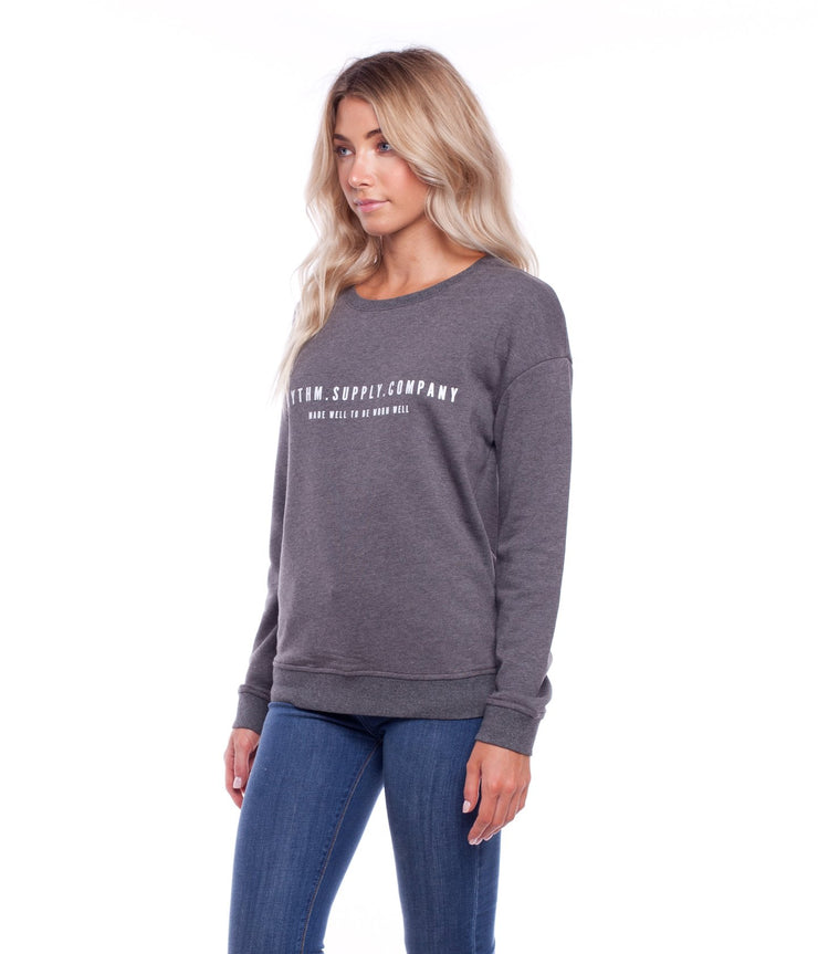 SUPPLY PULLOVER CHARCOAL