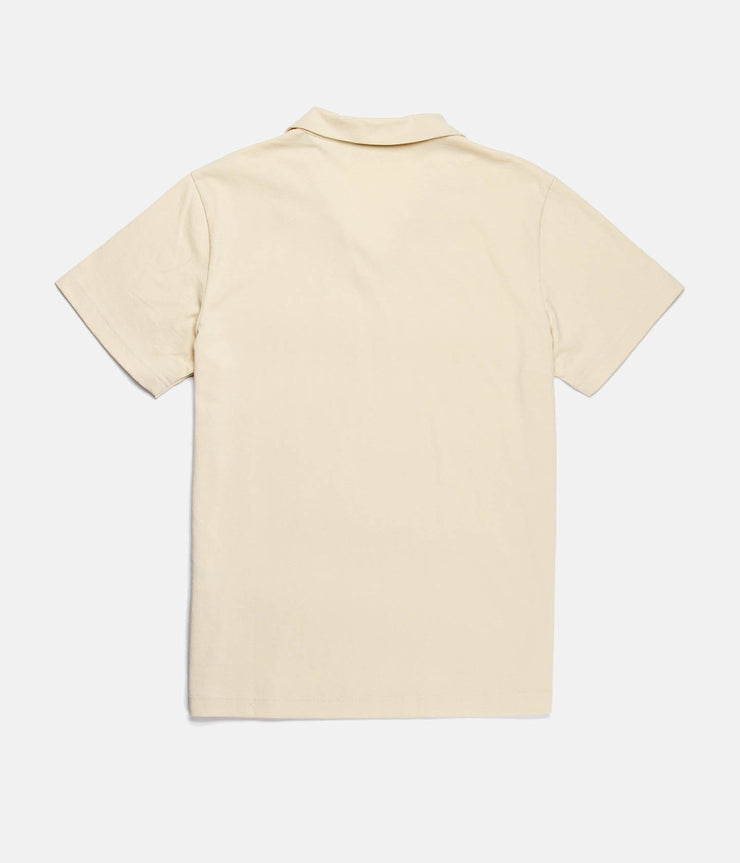 SURF POLO SHIRT VINTAGE WHITE