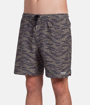 TIGERSTRIPE BEACH SHORT OLIVE