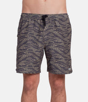 TIGERSTRIPE BEACH SHORT OLIVE