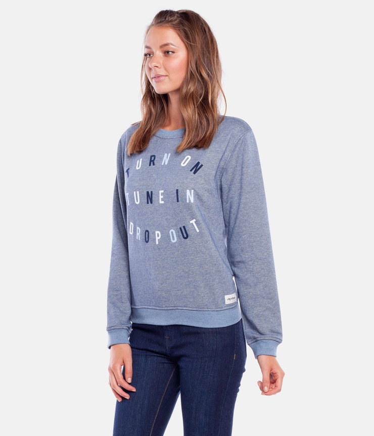 TUNE IN PULLOVER CHAMBRAY