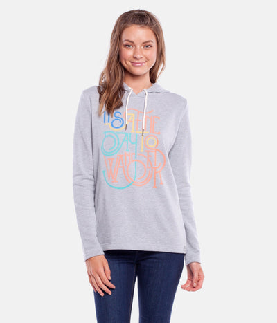 WANDERLUST HOODY  GREY MARLE
