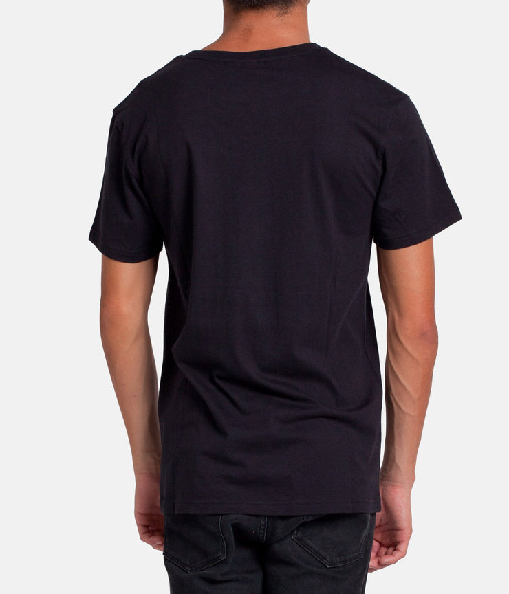 WARPED PALM T-SHIRT BLACK