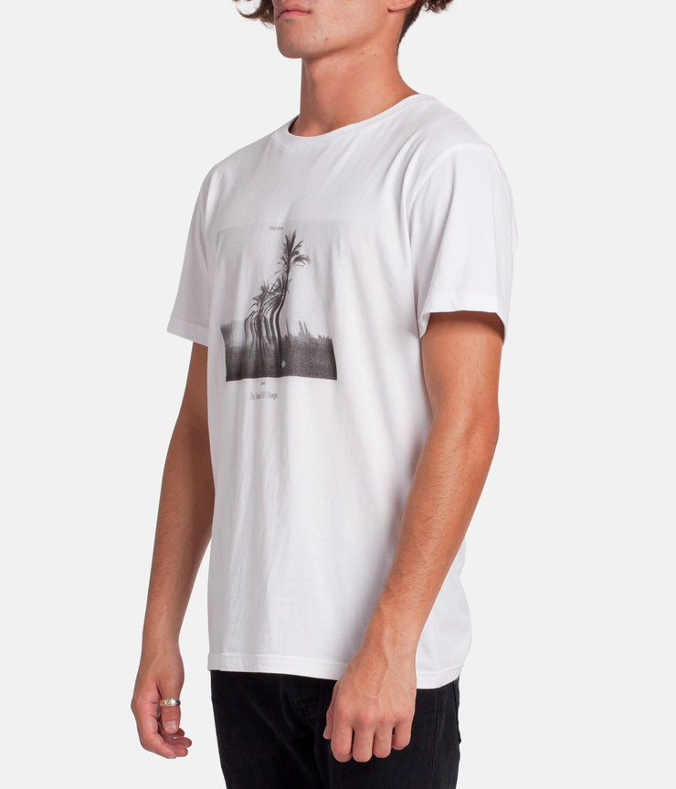 WARPED PALM T-SHIRT WHITE