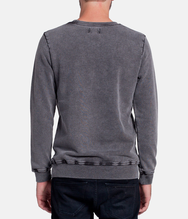 WASHED OUT PULLOVER BLACK WASH