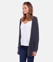 WEEKEND CARDI KNIT CHARCOAL