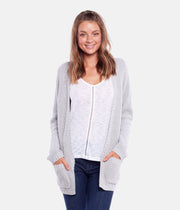 WEEKEND CARDI KNIT SNOW
