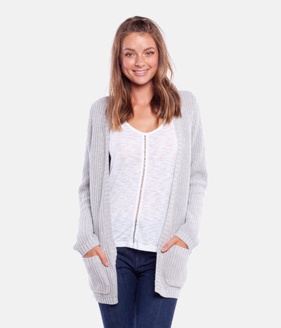 WEEKEND CARDI KNIT SNOW