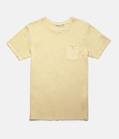 EVERYDAY WASH T-SHIRT SUNBLEACHED YELLOW