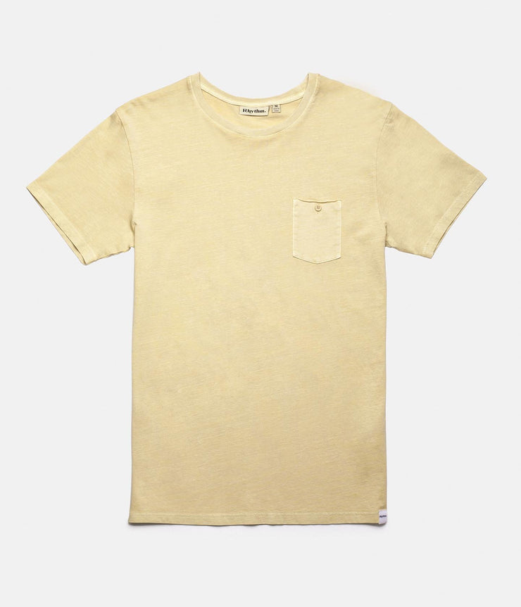 EVERYDAY WASH T-SHIRT SUNBLEACHED YELLOW