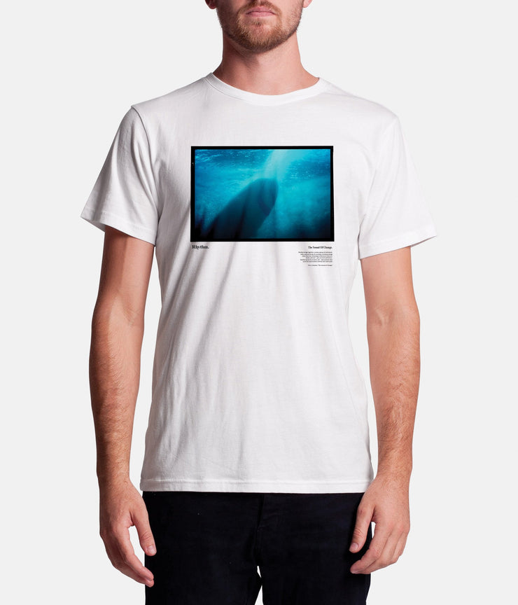 BLUE T-SHIRT WHITE