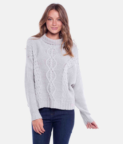 YACHT KNIT GREY MARLE