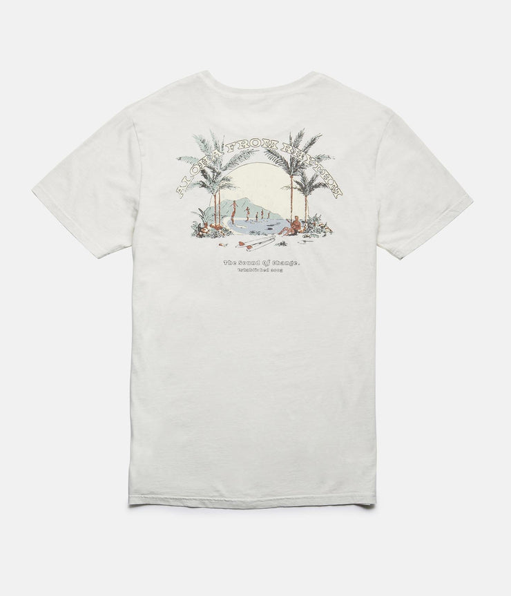 ALOHA T-SHIRT OLD WHITE