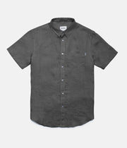 RHYTHM APARTMENT SS SHIRT CHARCOAL FRONT