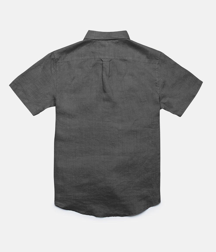 RHYTHM APARTMENT SS SHIRT CHARCOAL BACK