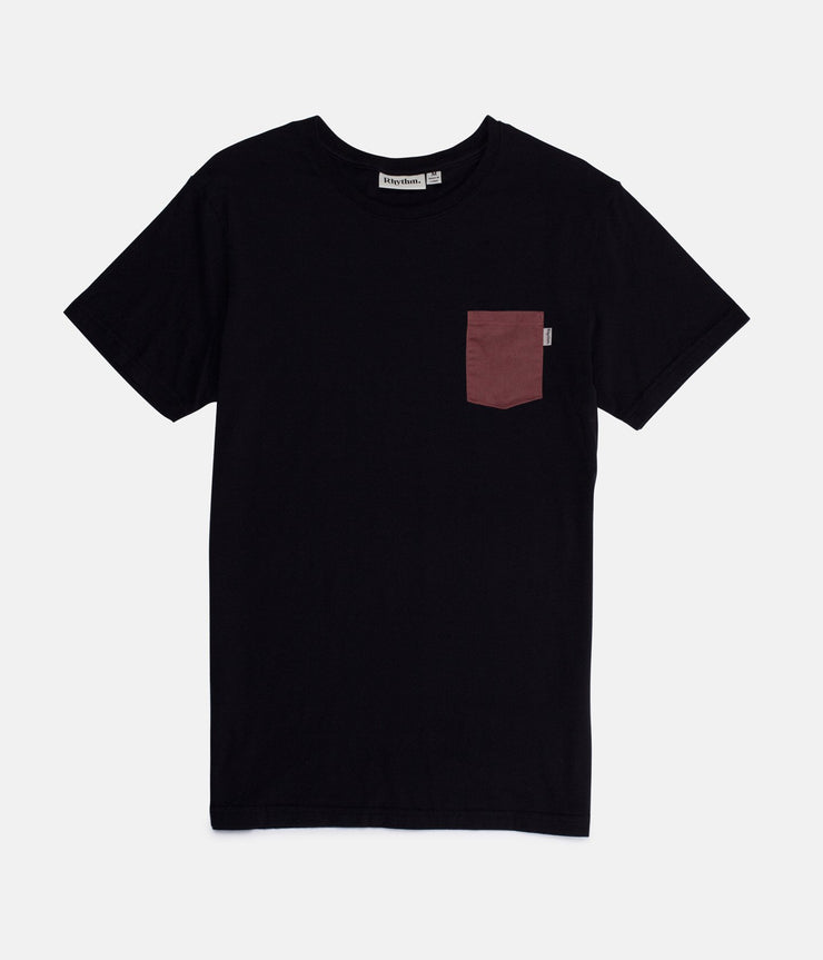 BASIC T-SHIRT BLACK / RED