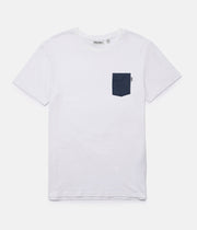 BASIC T-SHIRT WHITE / NAVY