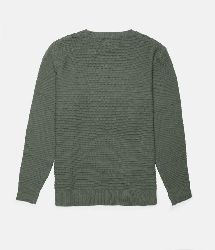 Rhythm Bunker Knit Olive Back