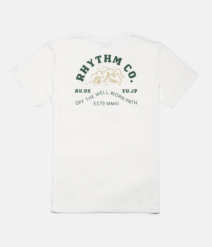 RHYTHM CAMPER T-SHIRT WHITE BACK