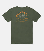 RHYTHM CAMPER T-SHIRT OLIVE BACK