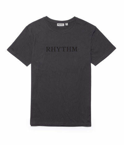 RHYTHM CLASSIC T-SHIRT CHARCOAL FRONT