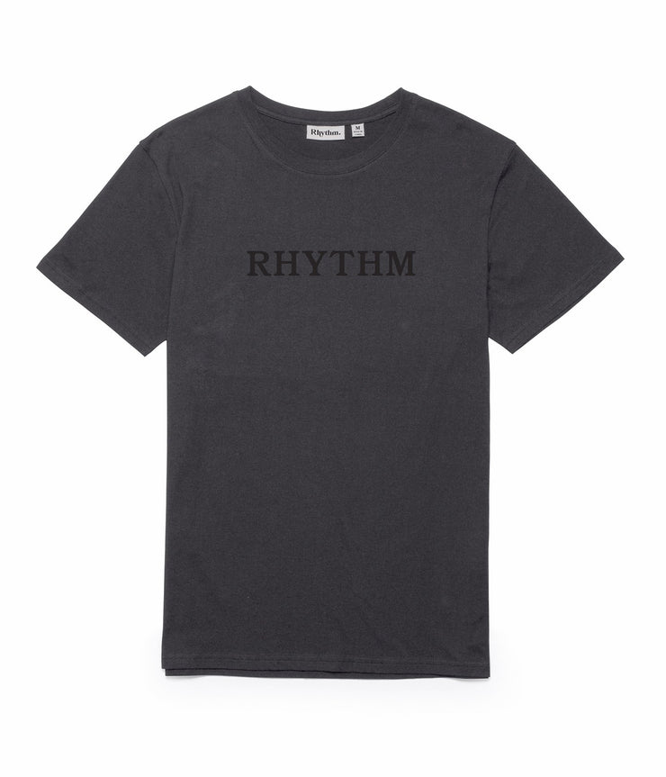 RHYTHM CLASSIC T-SHIRT CHARCOAL FRONT