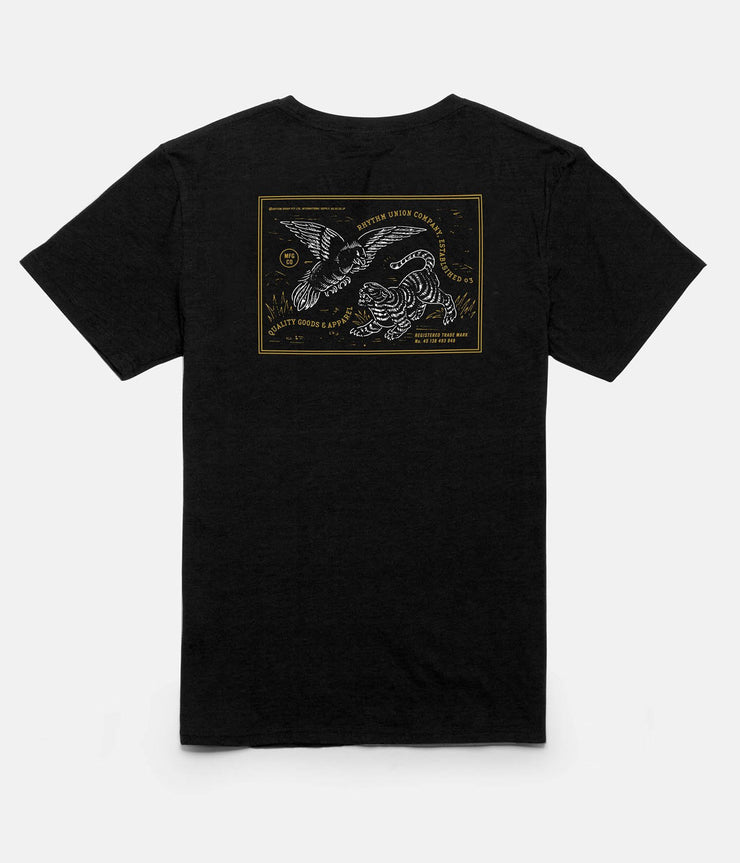 Rhythm Conflict T-Shirt Black Back