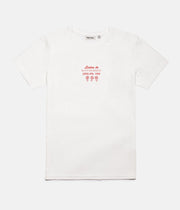 RHYTHM DAISY RADIO T-SHIRT WHITE FRONT