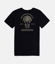 DESERT PALM T-SHIRT OLD BLACK
